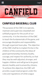 Mobile Screenshot of canfieldbaseballclub.com